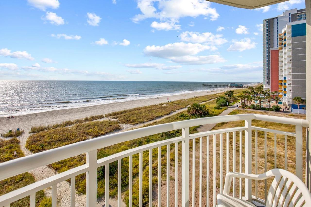 Oceanfront Condo With Private Balcony Myrtle Beach Bagian luar foto